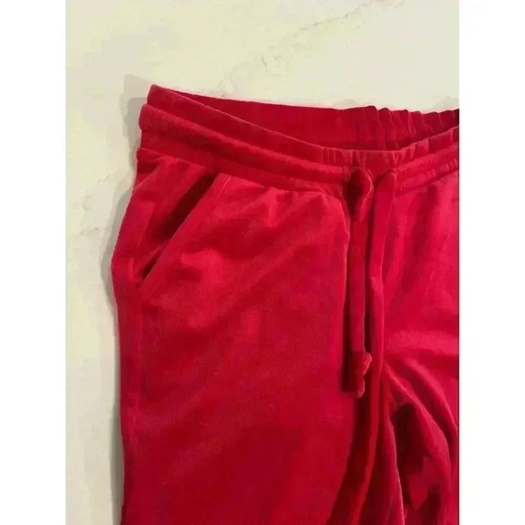 Torrid Velour Bootcut Lounge Pant Jester Red Women’s Size Large 12 Torrid Size 0 - Picture 2 of 6